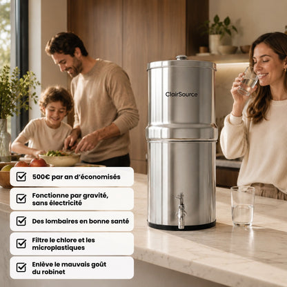 Système de filtration par Gravité ClairSource