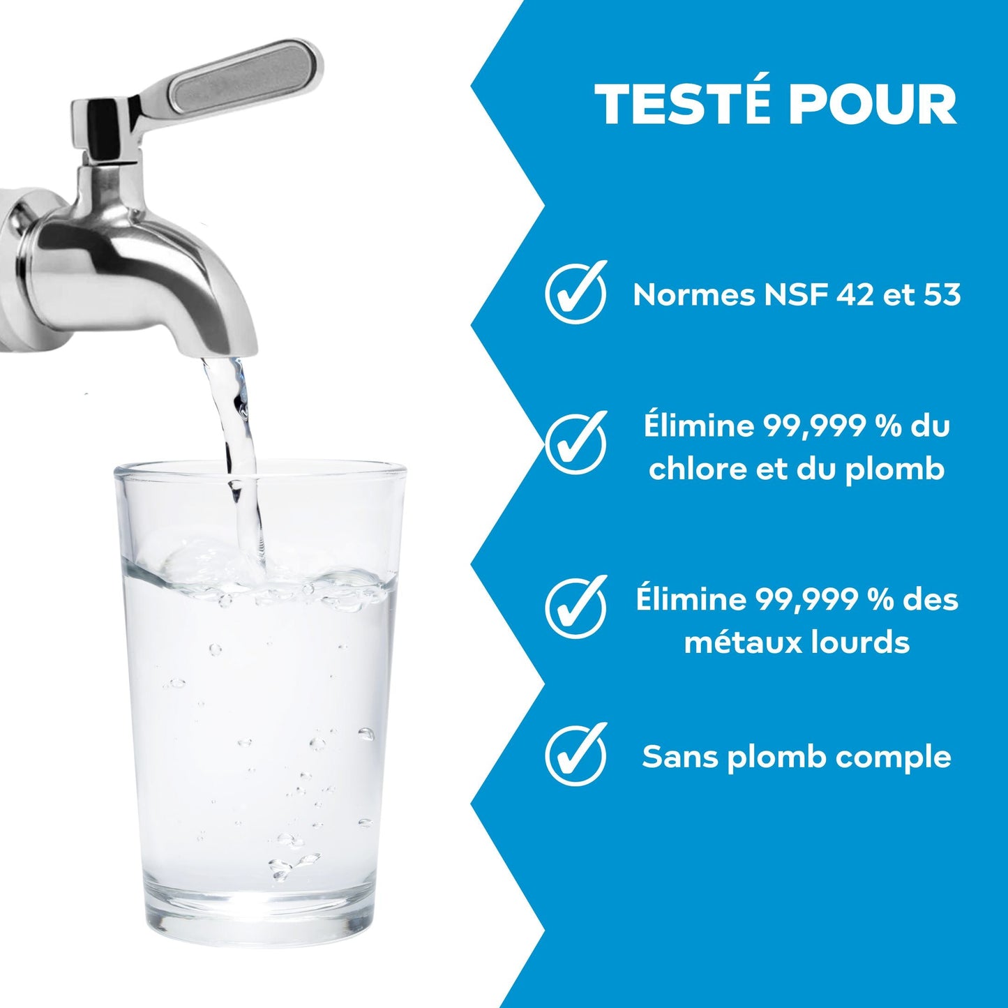 Filtre à eau par gravité